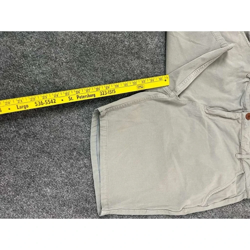 Mugsy Jeans Damen Shorts Mens 42 Green Stretch Chino Casual 8 Inch Inseam Summer